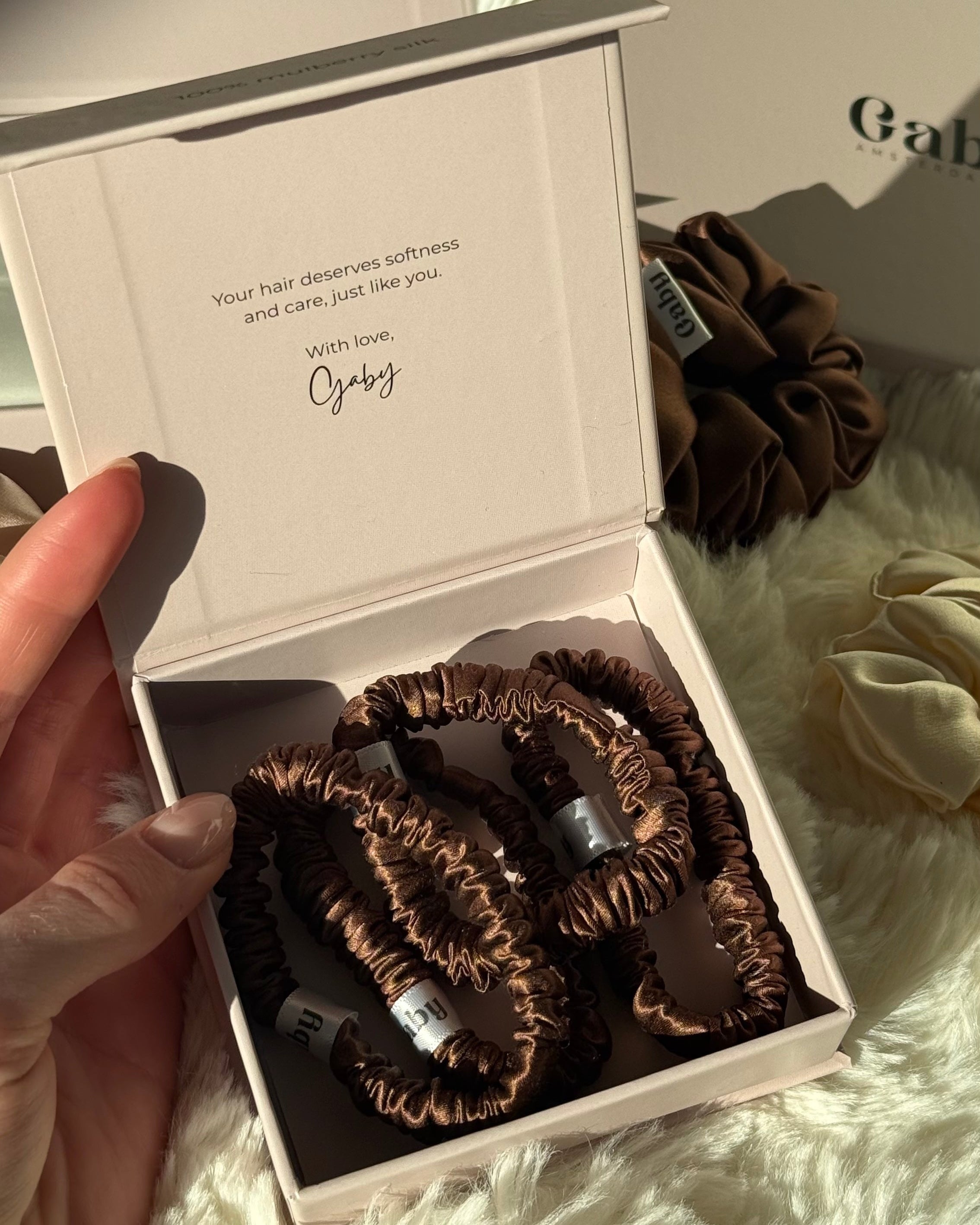 Mulberry Silk Scrunchie Classic