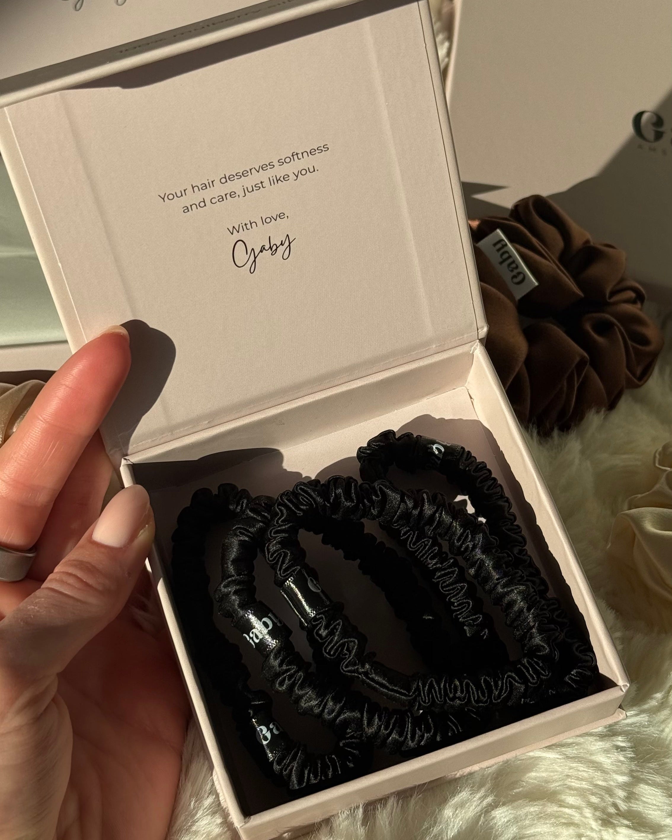 Mulberry Silk Scrunchies Classic