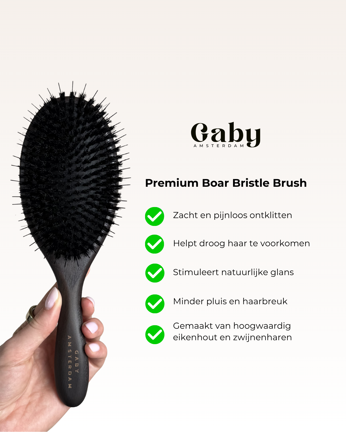Premium Boar Bristle Brush