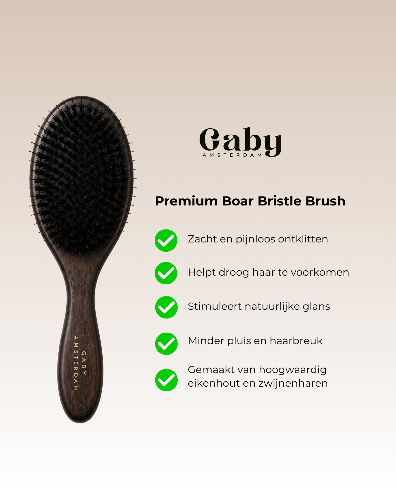 Premium Boar Bristle Brush